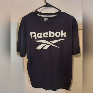 Reebok Black Tee Logo